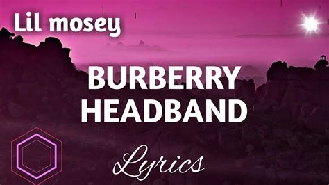 burberry headband lyrics.